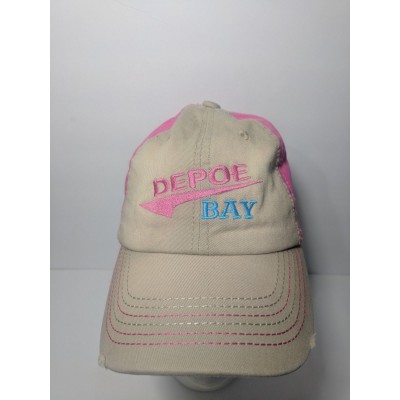 DEPOE BAY Oregon lincoln county pacific hat baseball cap women's embroidered  eb-22225181
